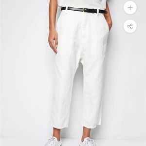 Nili Lotan Luna Pant - Eggshell - Sz 8